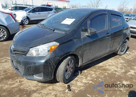 2014 Toyota Yaris Le (Tmmf Plant) z USA, uszkodzony, nr VIN VNKKTUD3XEA001046